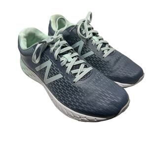 New Balance Fresh Foam Running Shoes Women's 8.5 Navy Mint Athletic Sneakers